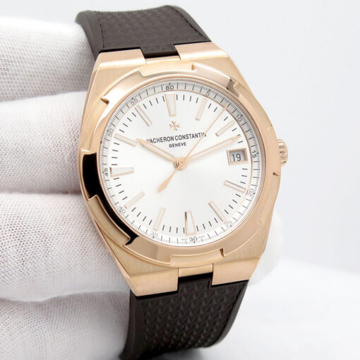 Vacheron Constantin 4500V Overseas 18K Rose Gold Automatic with Silver Dial