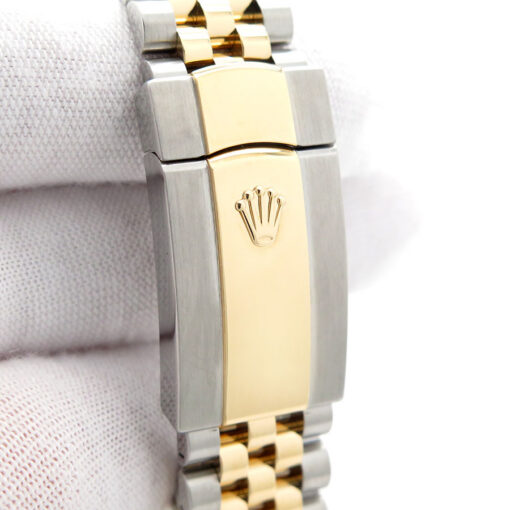 Rolex 126283RBR Datejust 18K/SS with Mother of Pearl Diamond Dial & Bezel on Jubilee - Image 8