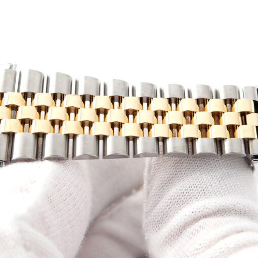 Rolex 126283RBR Datejust 18K/SS with Mother of Pearl Diamond Dial & Bezel on Jubilee - Image 9