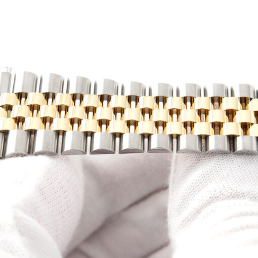 Rolex 126283RBR Datejust 18K/SS with Mother of Pearl Diamond Dial & Bezel on Jubilee - Image 7