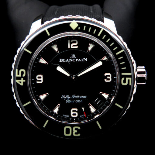 Blancpain Fifty Fathoms Stainless Steel Automatic with Black Dial - Image 3