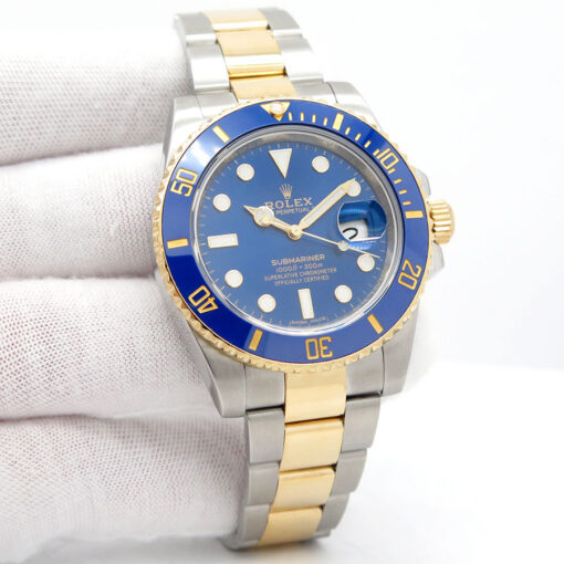 Rolex 116613LB Submariner 18K/SS Blue Dial