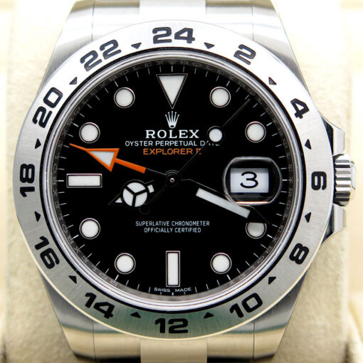 Rolex 216570 Explorer II with Black Dial (New Old Stock) - Image 3