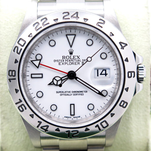Rolex 16570 Explorer II with White Dial and 3186 Movement - Image 3