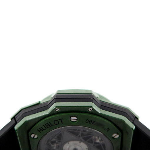 Hublot Big Bang Unico Sang Bleu II Green Ceramic 45mm Limited Edition - Image 6