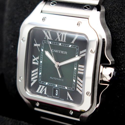 Cartier WSSA0062 Santos de Cartier Large with Green Dial - Image 4