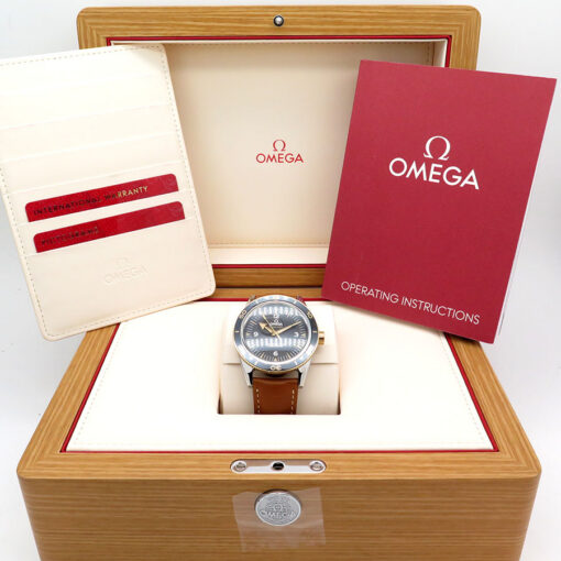 Alternative view of Omega Seamaster 300 Co‑Axial Master Chronometer 41 mm with Black Dial 18K/SS