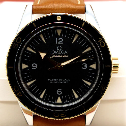 Omega Seamaster 300 Co‑Axial Master Chronometer 41 mm with Black Dial 18K/SS - Image 4