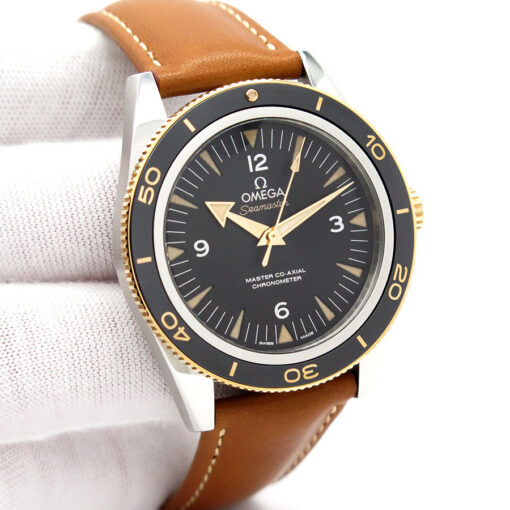 Omega Seamaster 300 Co‑Axial Master Chronometer 41 mm with Black Dial 18K/SS