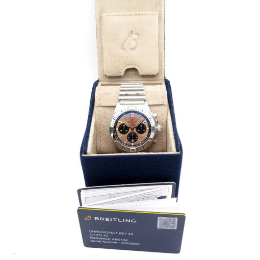 Alternative view of Breitling AB0134 Chronomat B01 Automatic 42mm with Copper Dial