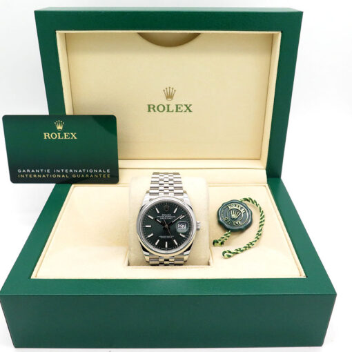Rolex 126200 Datejust with Mint Green Dial on Jubilee - Image 2