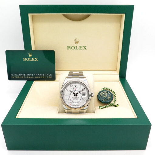 Alternative view of Rolex 336934 Skydweller with White Dial on Oyster