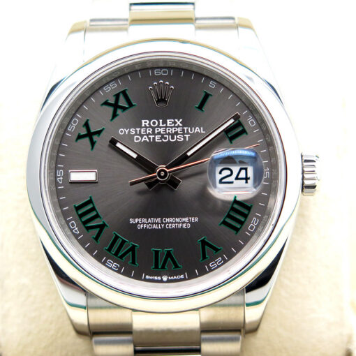 Rolex 126200 Datejust with Slate Roman Dial on Oyster - Image 3