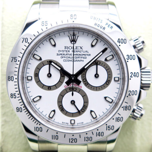 Rolex 116520 Cosmograph Daytona with White Dial - Image 3