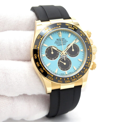 Rolex 126518LN Cosmograph Daytona 18K Yellow Gold with Turquoise Dial