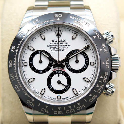 Rolex 116500LN Cosmograph Daytona with White Dial - Image 3