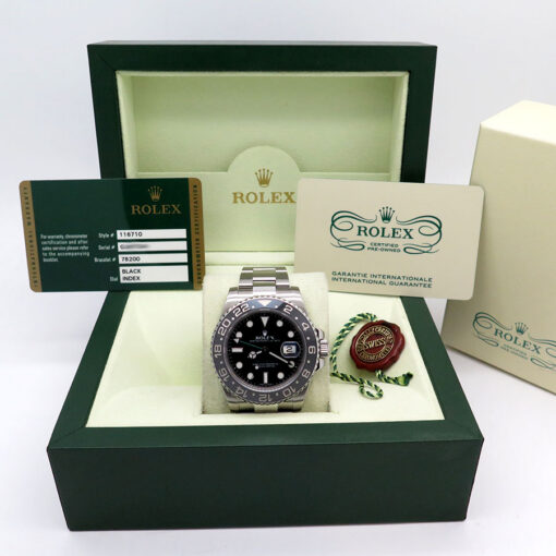 Alternative view of Rolex CPO 116710LN GMT Master II