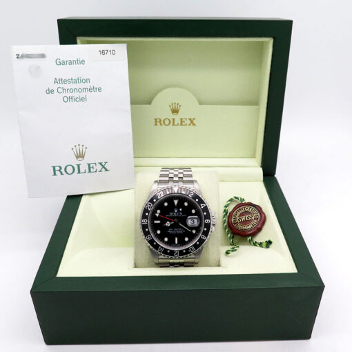 Alternative view of Rolex 16710LN GMT Master II on Jubilee