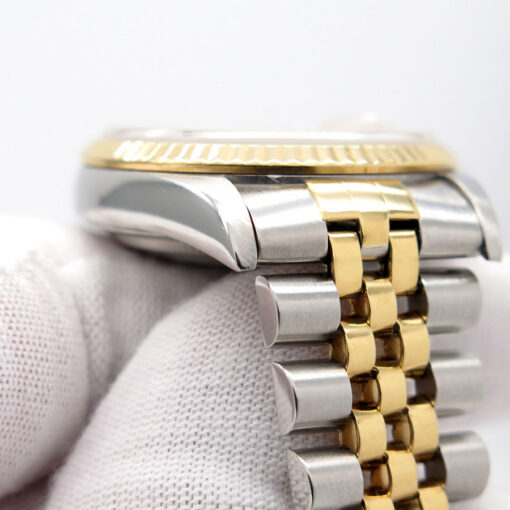 Rolex 16233 Datejust 18K/SS with Mother of Pearl Roman Dial on Jubilee - Image 10