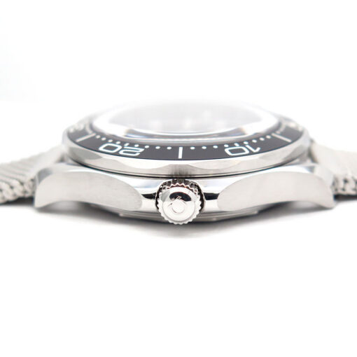 Omega Seamaster No Date Diver 300m with Black Dial on Mesh Bracelet - Image 5
