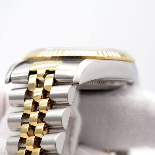 Rolex 16233 Datejust 18K/SS with Mother of Pearl Roman Dial on Jubilee - Image 7