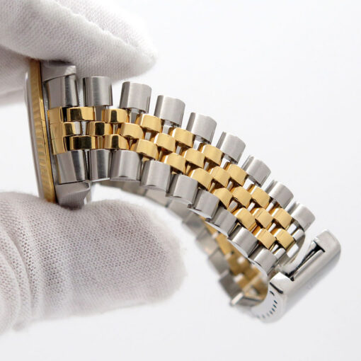 Rolex 16233 Datejust 18K/SS with Mother of Pearl Roman Dial on Jubilee - Image 14