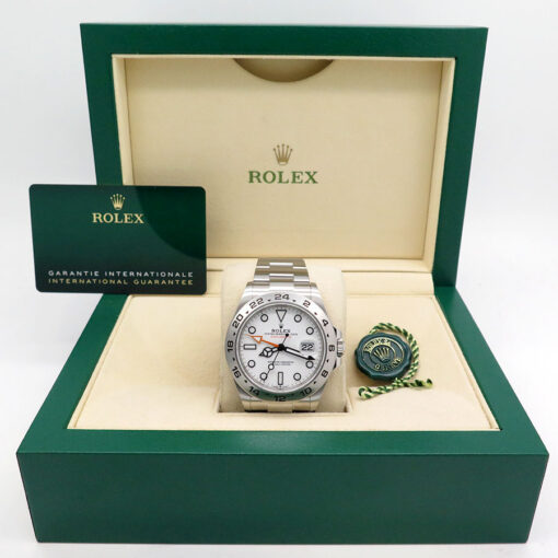 Alternative view of Rolex 226570 Explorer II with White Dial