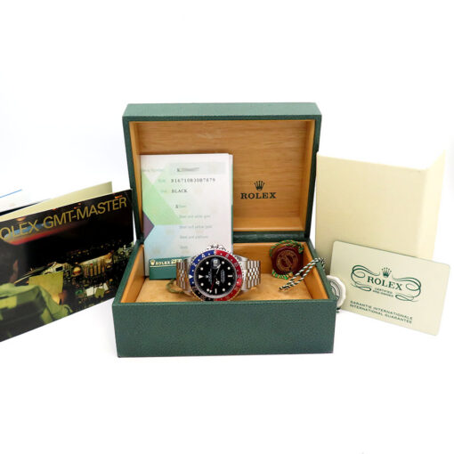Alternative view of Rolex CPO 16710BLRO GMT Master II on Jubilee