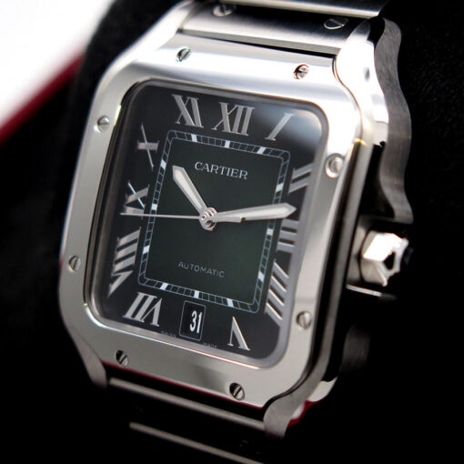 Cartier WSSA0062 Santos de Cartier Large with Green Dial - Image 3