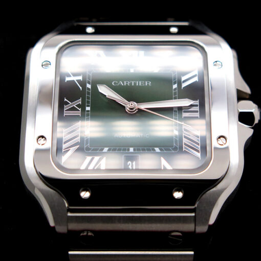 Cartier WSSA0062 Santos de Cartier Large with Green Dial - Image 5