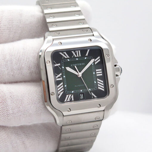 Cartier WSSA0062 Santos de Cartier Large with Green Dial