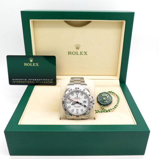 Alternative view of Rolex 226570 Explorer II with White Dial