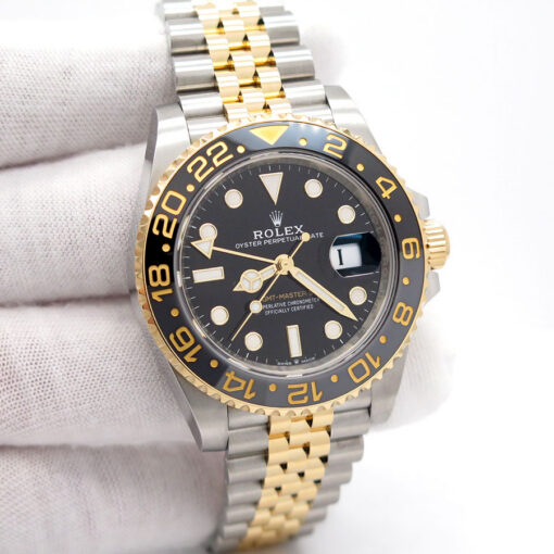 Rolex 126713GRNR GMT Master II 18K/SS on Jubilee