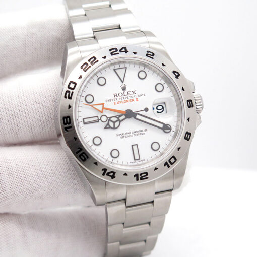 Rolex 216570 Explorer II with White Dial