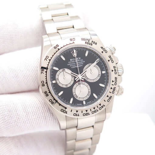 Rolex 126509 Cosmograph Daytona 18K White Gold with Black Dial