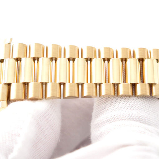 Rolex 228238 Day Date 40 18K Yellow Gold with Silver Diagonal Motif Dial - Image 6