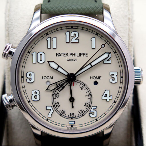 Patek Philippe 5524G Calatrava Pilot Time with Ivory Dial - Image 3