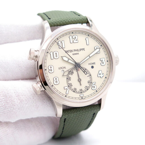 Patek Philippe 5524G Calatrava Pilot Time with Ivory Dial