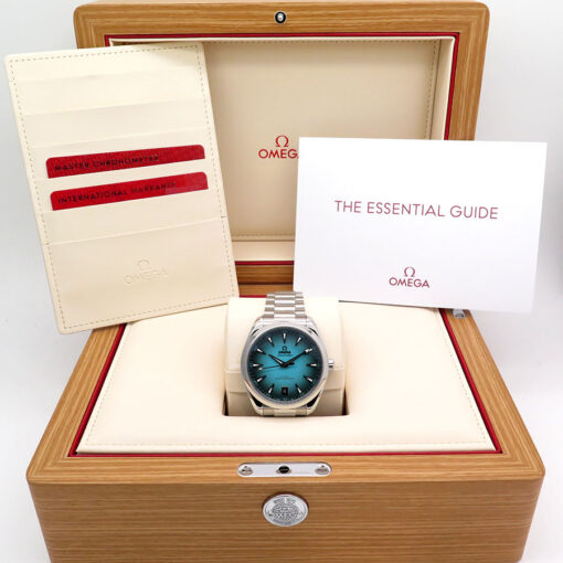 Alternative view of Omega Seamaster Aqua Terra 150m with Turquoise Dial