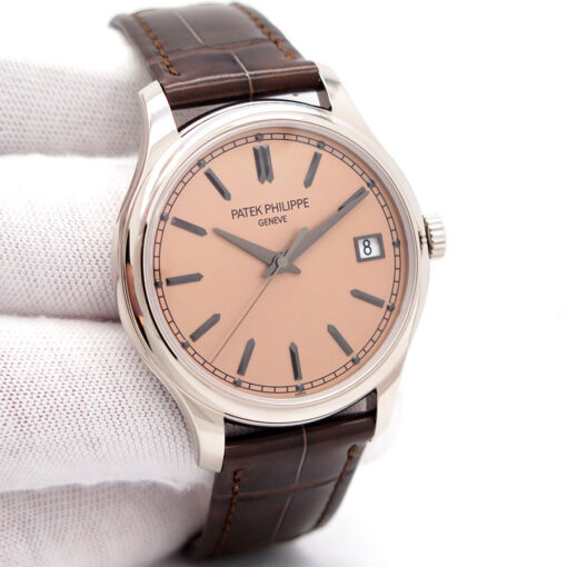 Patek Philippe 5227G-015 Calatrava with Rose Dial