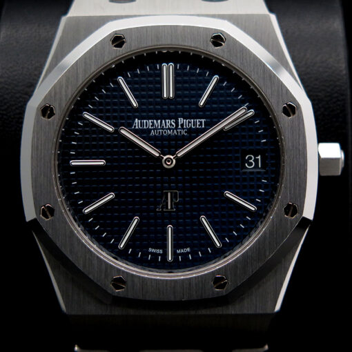 Audemars Piguet 15202ST Royal Oak "Jumbo" Ultra Thin with Blue Dial - Image 3