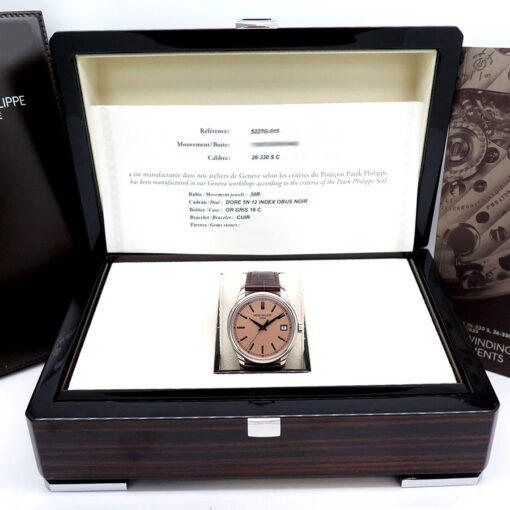 Alternative view of Patek Philippe 5227G-015 Calatrava with Rose Dial