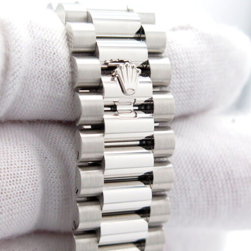 Rolex 228206 Day Date 40 Platinum with Blue Roman Dial - Image 7