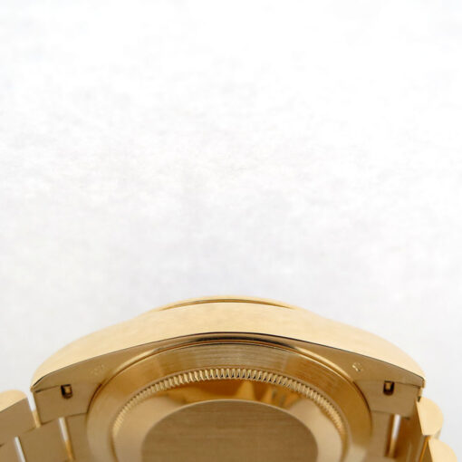 Rolex 228238 Day Date 40 18K Yellow Gold with Black Diagonal Motif Stick Dial - Image 6