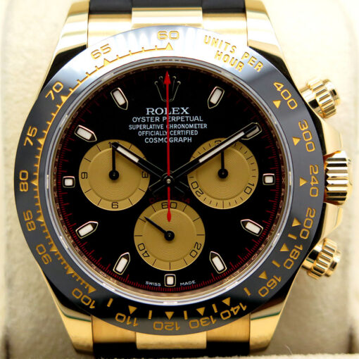 Rolex 116518LN Cosmograph Daytona 18K Yellow Gold with Black Dial - Image 3