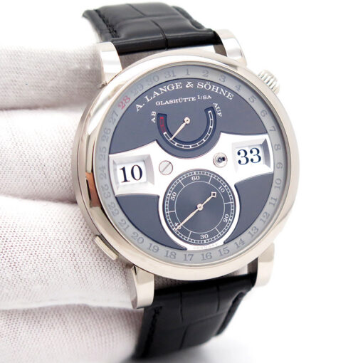 A. Lange & Sohne 148.038 Zeitwerk Date 18K White Gold