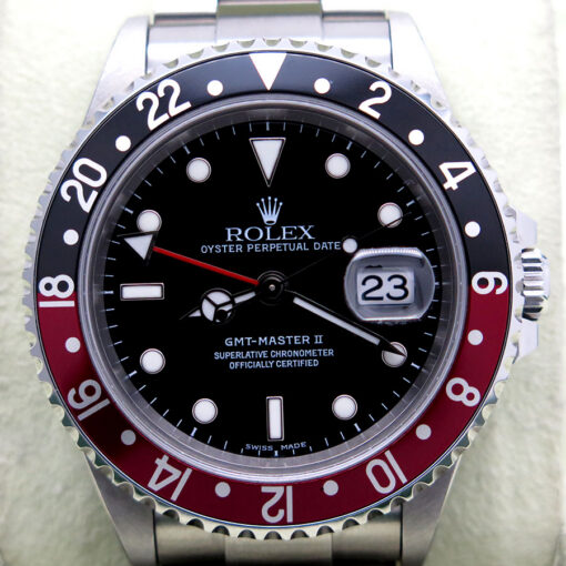 Rolex 16710 GMT Master II with Red & Black Bezel - Image 3