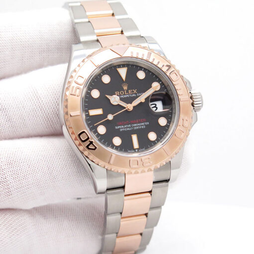 Rolex 126621 Yachtmaster 18K/SS with Black Dial