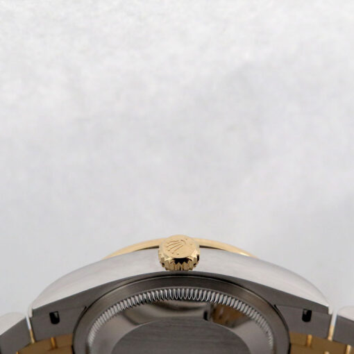 Rolex 126283RBR Datejust 18K/SS with Silver Roman Dial & Diamond Bezel on Jubilee - Image 4