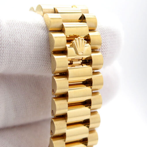 Rolex 118238 Day Date 18K Yellow Gold with Champagne Diamond Dial - Image 7